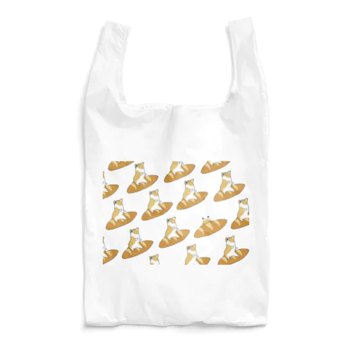 颯爽とパンを乗りこなせないのもいるコーギー Reusable Bag