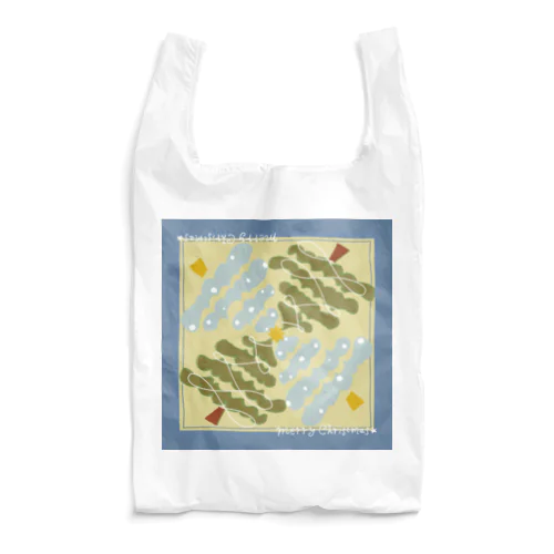 クリスマスツリー-青 Reusable Bag