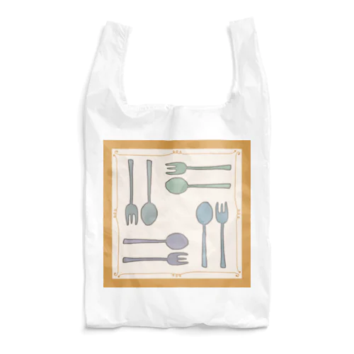 Happy Lunch-オレンジ Reusable Bag