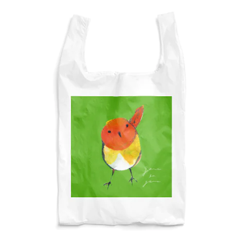 こまどりと草色 Reusable Bag