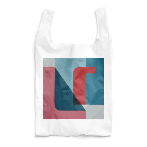 Geometric Letter series - Berry Mint 'U' Reusable Bag