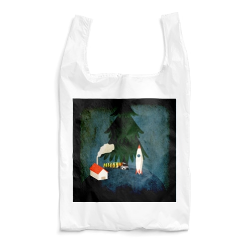 国が捉えたサンタの月面プレゼント工場 Reusable Bag