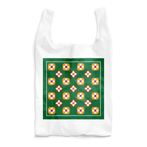 【レトロ】洋風？和風？懐かしグリーン Reusable Bag