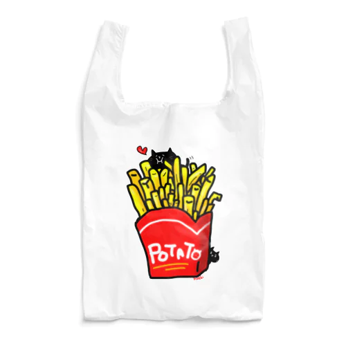 ポテトにゃん。 Reusable Bag