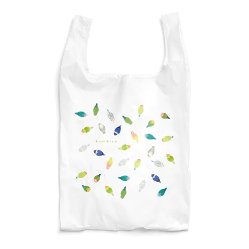 ラブバード（一面）  Reusable Bag