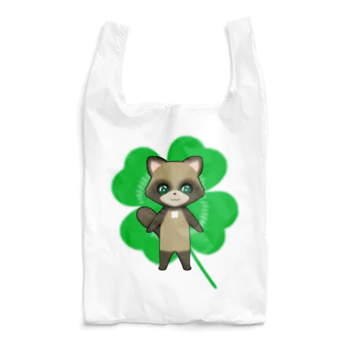 四つ葉印の化け狸ちゃん Reusable Bag