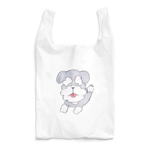 まゆげ犬のシュナウザー Reusable Bag