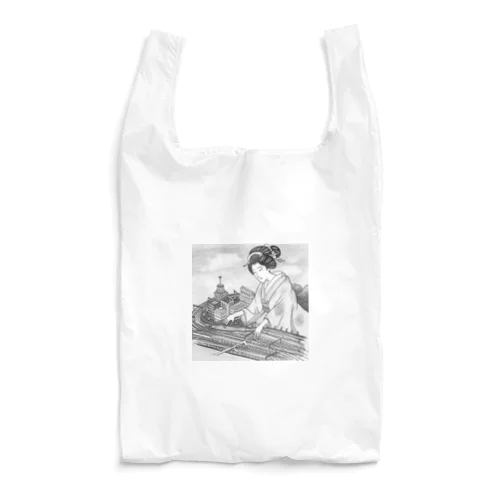 線路でお琴 Reusable Bag