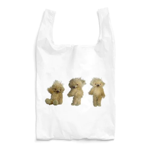 モシャモシャベア　三つ巴 Reusable Bag