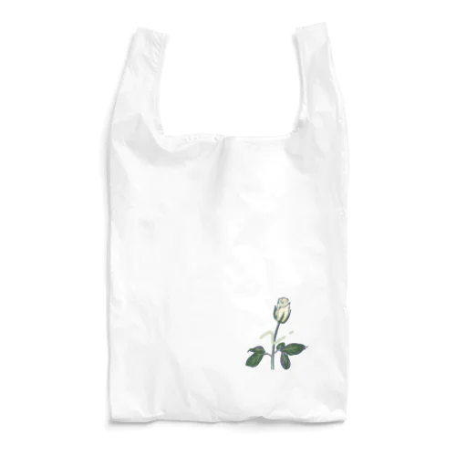 白いバラ Reusable Bag