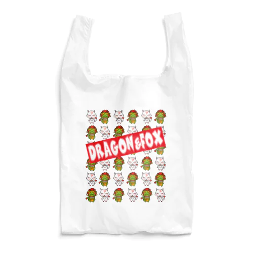 ドラゴンときつねの部屋Ｔシャツ【きつねデザイン】 Reusable Bag