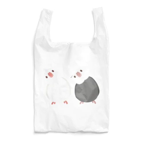 白いオカメたち Reusable Bag