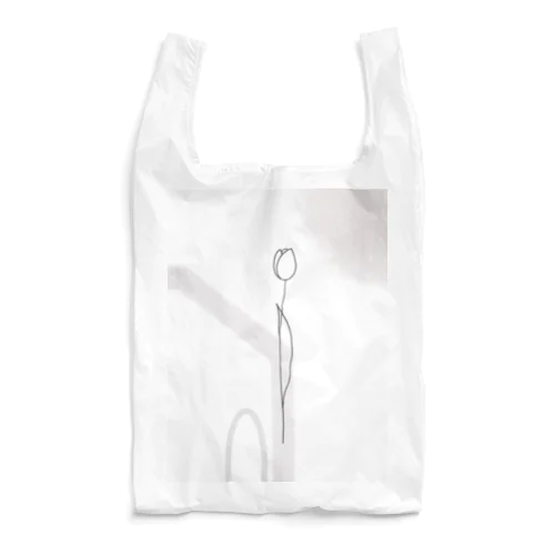 線画チューリップ おうち Reusable Bag