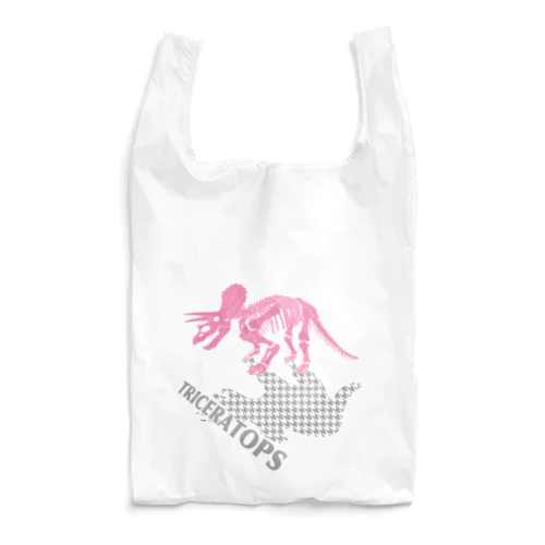 ピンクトリケラトプス Reusable Bag