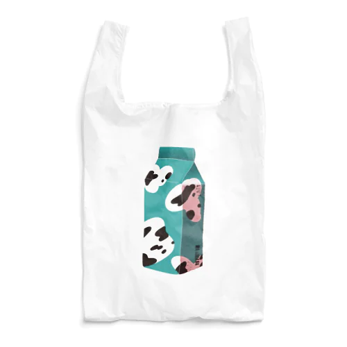 牛乳シアン Reusable Bag