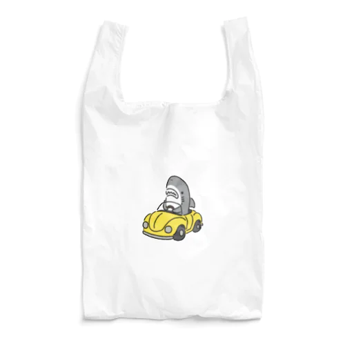 運転を覚えたサメ2021-2 Reusable Bag