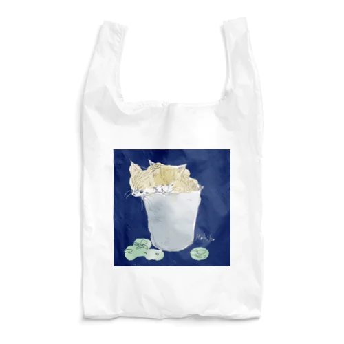 バケツねこ Reusable Bag