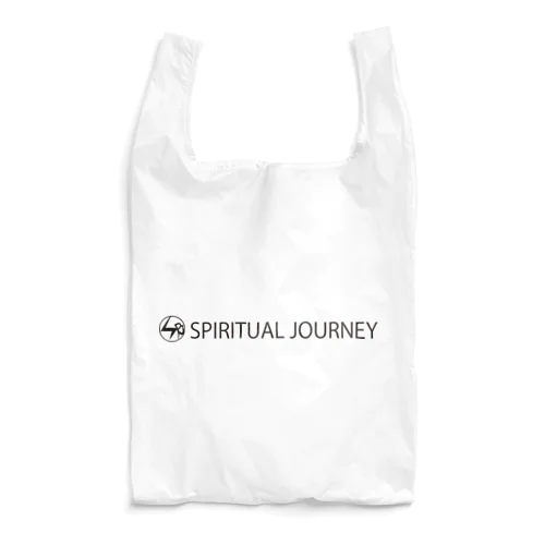 Spiritual Journey 黒ロゴ Reusable Bag