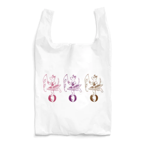 Cat and ball Reusable Bag