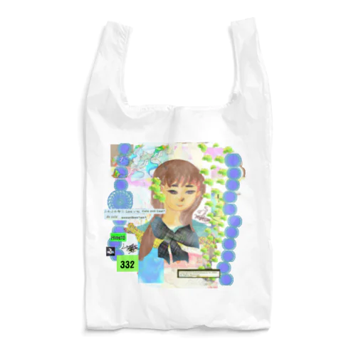 332​★​月​山​い​つ​こ​作​品​●​冬​桜華​■​お​花​見​の2​★​H​i​m​e​1​5  Reusable Bag