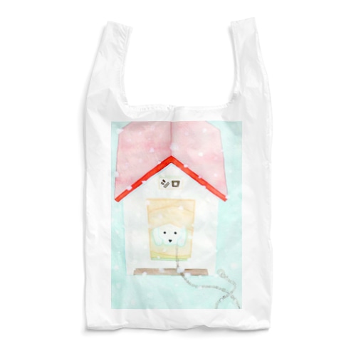 シロと歩けば 初雪 Reusable Bag