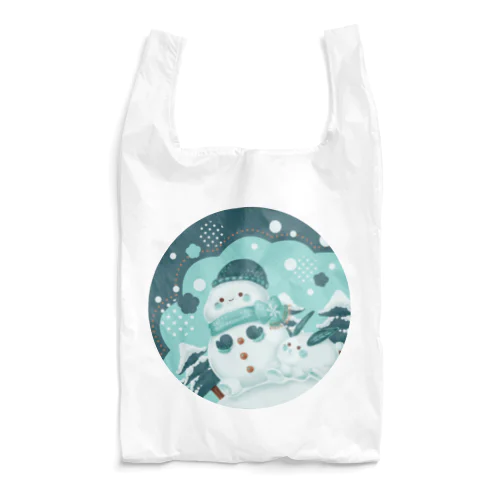 雪だるまと雪うさぎ Reusable Bag