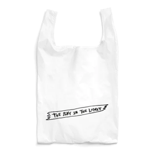 THE SKY IS THE LIMIT.(黒字) Reusable Bag