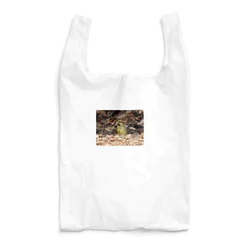 緑色のアオジ Reusable Bag