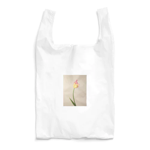 pink/yellow tulip  에코 가방
