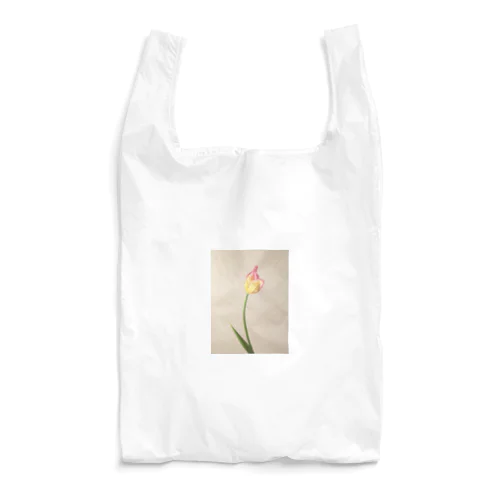 pink/yellow tulip  Reusable Bag