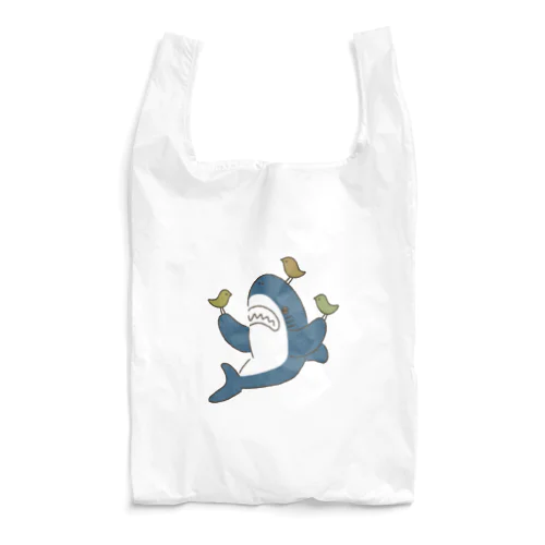 ことりとサメ Reusable Bag