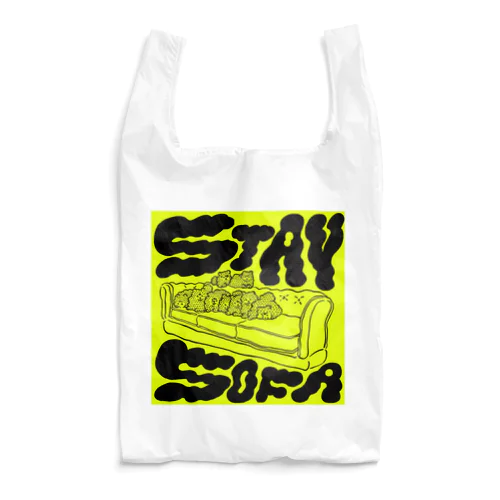 STAY SOFA エコバッグ(yellow) Reusable Bag