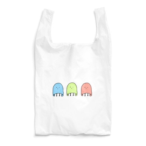 エコバッグおばけトリオ Reusable Bag