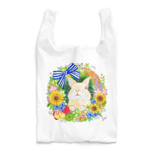 うさぎリース Reusable Bag