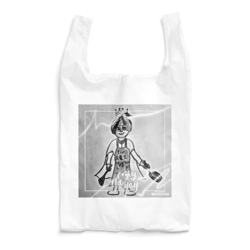 すいか大魔王 ﾓﾉｸﾛ （ゆず YUZU オリジナル） Reusable Bag