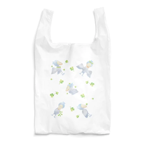 クローバー☆ハシビロコウ Reusable Bag