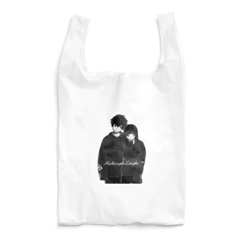 無気力カップル-BLACK- Reusable Bag