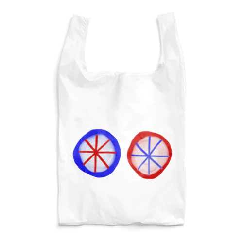 まわるまわる　赤と青 Reusable Bag