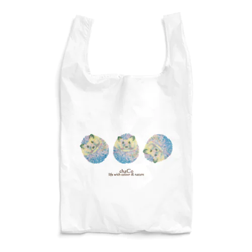 コロコロハリネズミエコバッグ(油絵) Reusable Bag