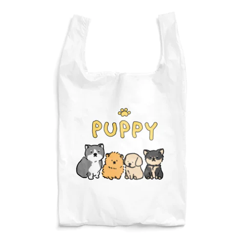 子犬集合 Reusable Bag