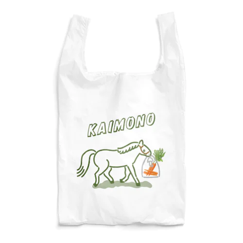 エコバッグ うま Reusable Bag