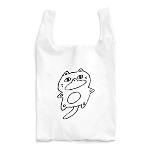 にゃんこ/ブラック Reusable Bag