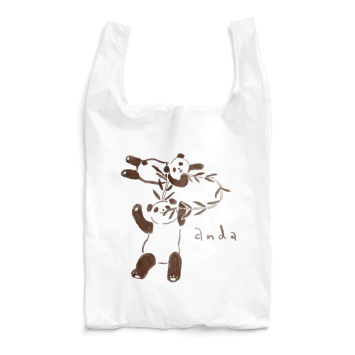 パンダのP Reusable Bag