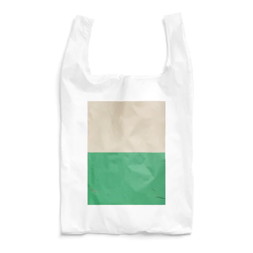 クリーム&グリーン Reusable Bag