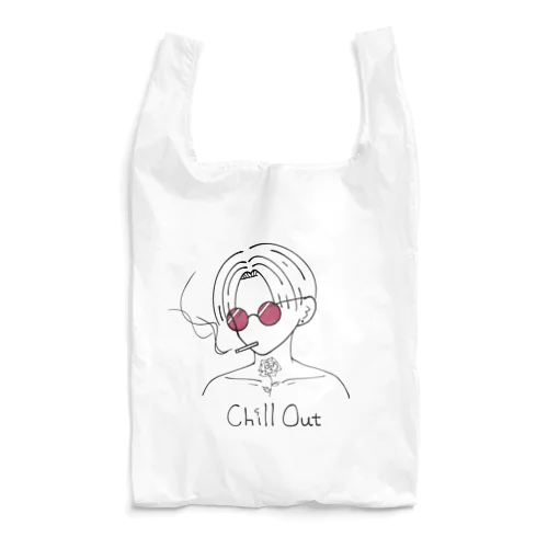 チルアウト(赤テクノver.) Reusable Bag