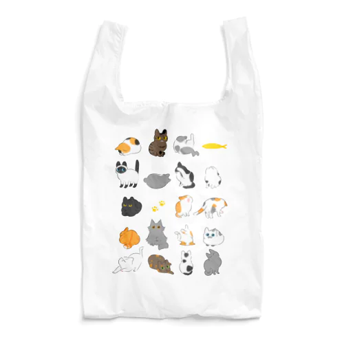 猫いっぱい Reusable Bag