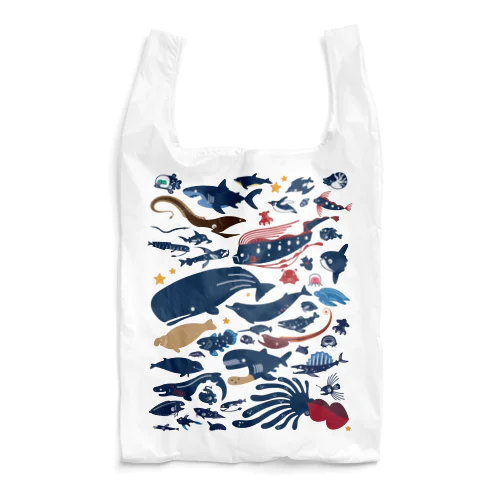 深海生物たち Reusable Bag