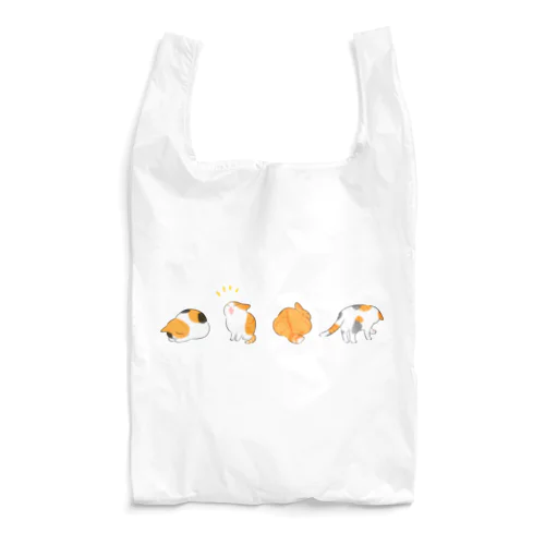 猫オレンジ 에코 가방