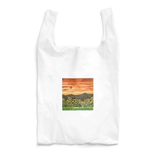 馬のエコバッグ　【夕日】 Reusable Bag
