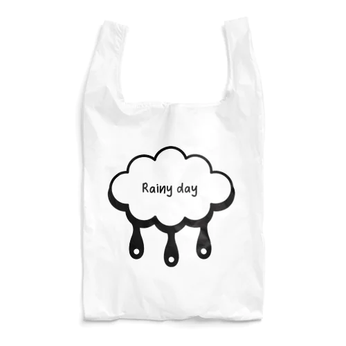 雨の降る日（雲） Reusable Bag